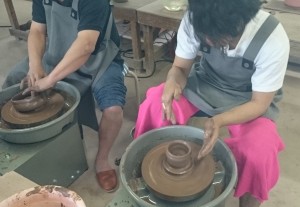 陶芸体験1