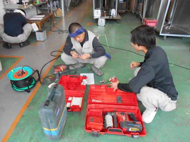 車載工具メンテナンス