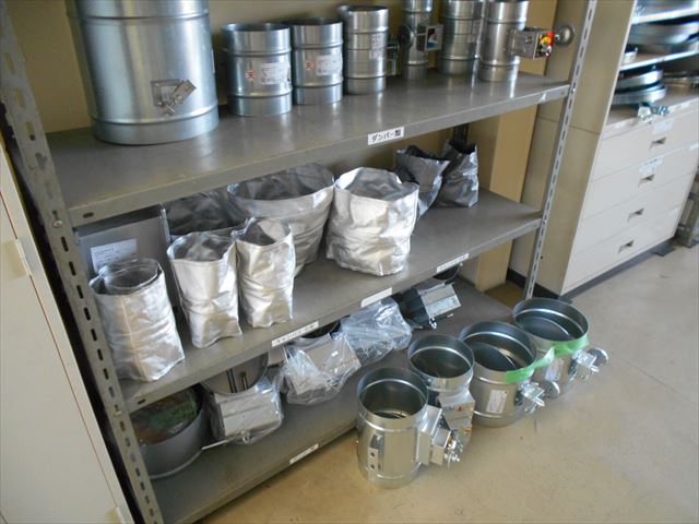 倉庫整備・ダンパー類